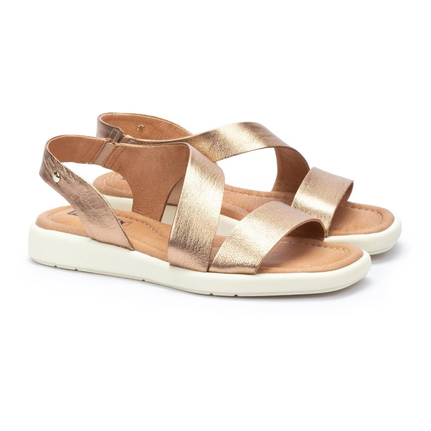 Women's Pikolinos CALELLA Sandals Gold | NZ JA95832